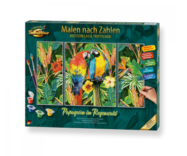 Schipper 609260853 MNZ - Papageien im Regenwald (Tripthycon)