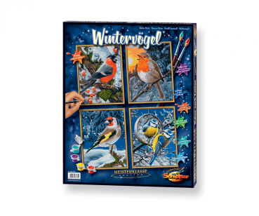 Schipper 609340661 - Wintervögel (Quattro)