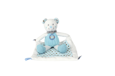 Preview: Nicotoy 6305792301 - Nicotoy Baby Schmusetuch Little Hug, 4-fach sortiert