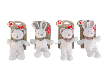 Nicotoy 6305795265 - Plüschbär mit Halstuch, sortiert,  ca. 20 cm
