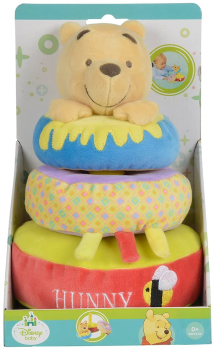 Simba 6315873650 - Disney Winnie the Pooh Stapelpyramide ca. 23 cm