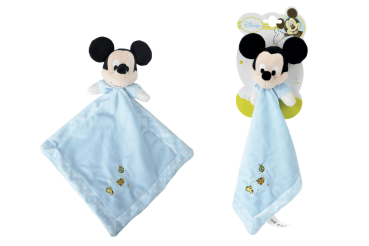 Simba 6315879480 - Disney Mickey Schmusetuch blau