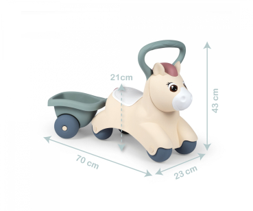 Preview: Smoby 140502 - LS Baby-Pony Rutscherfahrzeug