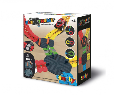 Smoby 180911 - FleXtreme Multi-Strecken Schaltungsset