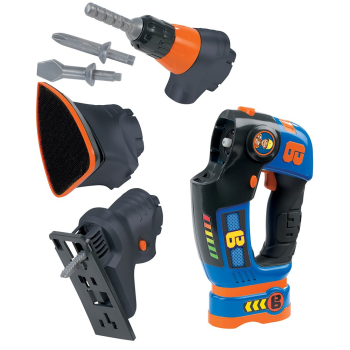 Smoby 360132 - Bob der Baumeister, eVo 3in1 Multifunktionswerkzeug