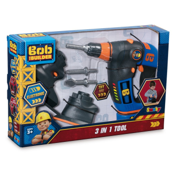 Smoby 360132 - Bob der Baumeister, eVo 3in1 Multifunktionswerkzeug