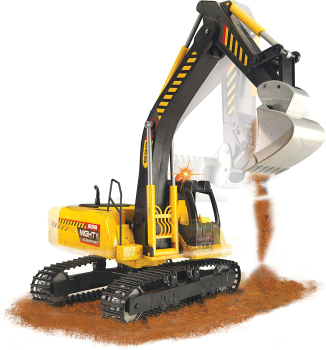 Preview: Dickie 203729000 - Mighty Excavator, kabelgesteuerter Schaufelbagger, ca. 70 cm