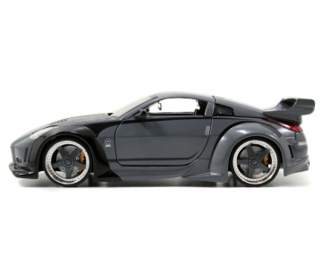 Preview: Jada 253203006 - 1:24 Fast & Furious 2003 Nissan 350Z schwarz/grau