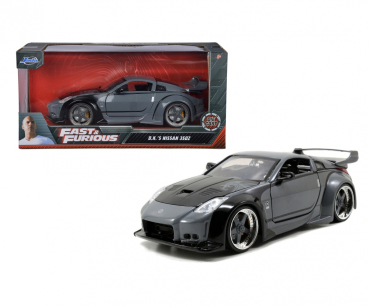 Jada 253203006 - 1:24 Fast & Furious 2003 Nissan 350Z schwarz/grau