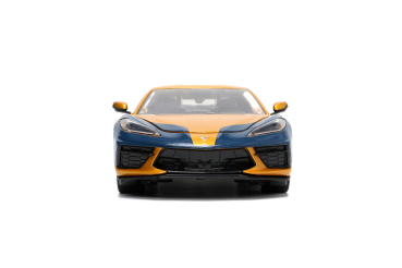 Preview: Jada 253225025 - 1:24 Marvel X-Men Wolverin & Chevrolet Corvette Stingray