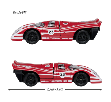 Majorette 212052010Q07 - Vintage Porsche 917 rot