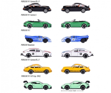 Majorette 212053062 - Porsche Motorsport Premium Assortment