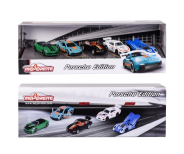 Majorette 212053172 - Porsche Motorsport 5 Pieces Giftpack