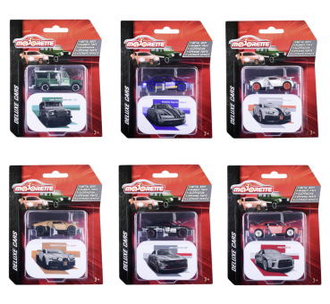 Majorette 212053190 - Deluxe Assortment, 6-fach sortiert Komplett-Set