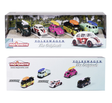 Majorette 212055008 - VW The Originals 5 Pieces Pack
