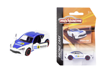 Majorette 212084009Q31 - Racing Toyota GT86 Bilstein weiß/blau
