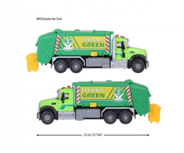 Preview: Majorette 213743007 - Mack Granite Garbage Truck