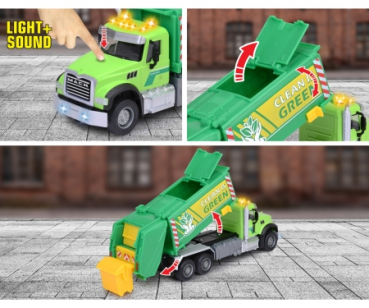 Preview: Majorette 213743007 - Mack Granite Garbage Truck