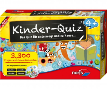NORIS 606013595 - Kinder Quiz für schlaue Kids 4+ Jahre