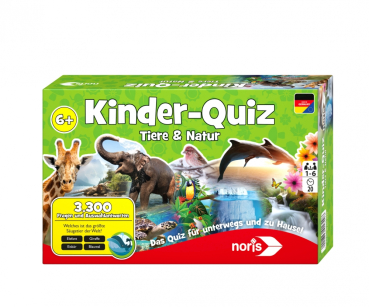 NORIS 606011629 - Kinderquiz, Tiere & Natur