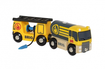 BRIO World 33907 - Tankwagen mit Anhänger