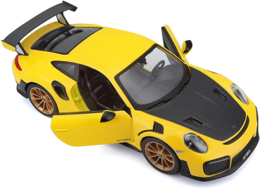 Maisto 31523 - 1:24 Porsche 911 GT2 RS gelb-schwarz