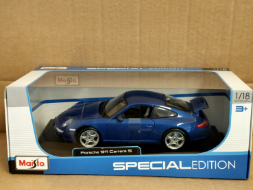Preview: Maisto 31692 - Porsche 911 type 997 Carrera S 2005 blau