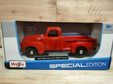Maisto 31952 - 1:25 Chevrolet 3100 Pickup 1950 rot