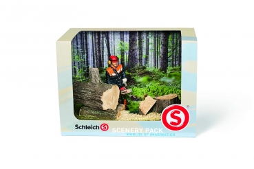 Schleich 41806 - Catalog Scenery Pack Waldarbeit