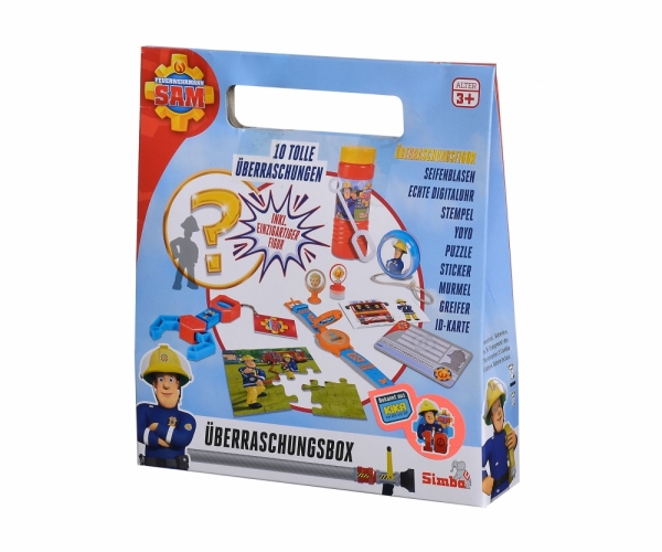 Simba 109251084 - Feuerwehrmann Sam, Überraschungsbox, 10-teilig