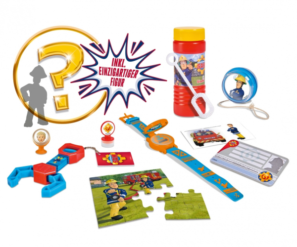 Simba 109251084 - Feuerwehrmann Sam, Überraschungsbox, 10-teilig