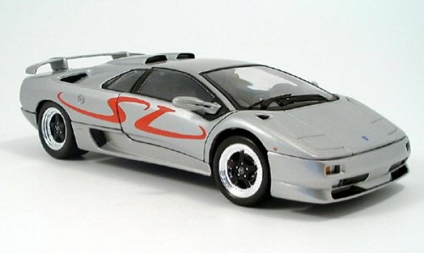 WELLY 19849 - 1:18 Lamborghini Diablo SV, silber, 1998