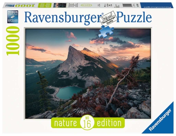 Ravensburger 15011 - Abends in den Rocky Mountains, 1000 Teile Puzzle