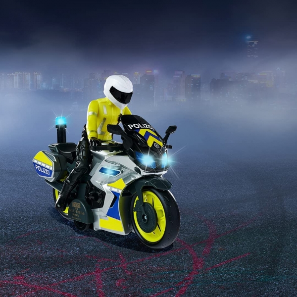 Dickie 203712018 - Police Bike, Polizeimotorrad