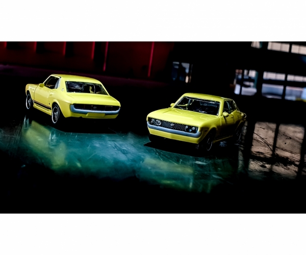 Majorette 212052010 - Vintage Toyota Celica, gelb