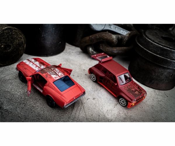 Majorette 212052012 - Vintage 5 Pieces Giftpack Rusty