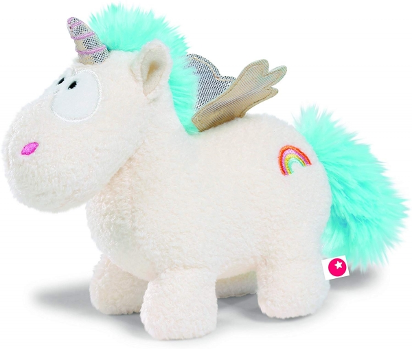 Nici 40099 - Einhorn Rainbow Flair mit Flügel stehend, ca. 13cm