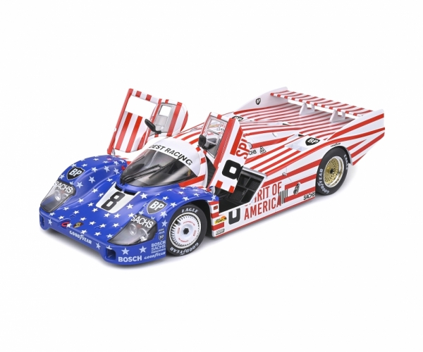 Solido 421188900 – 1:18 Porsche 956 blau/rot #8