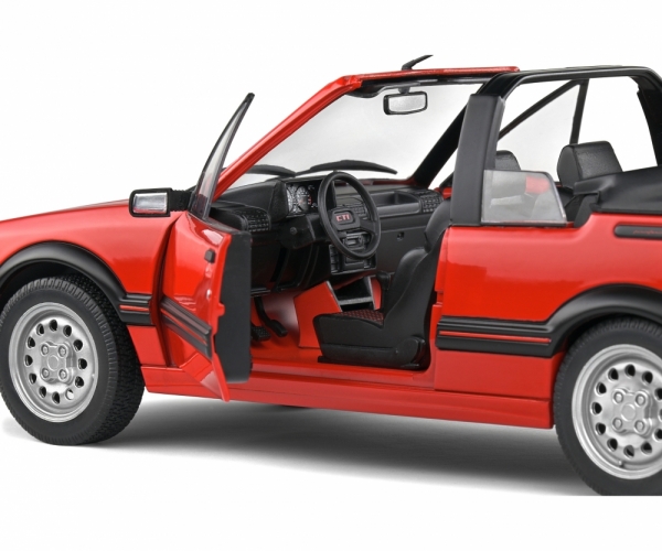 Solido 421189000 – 1:18 Peugeot 205 Cabrio rot