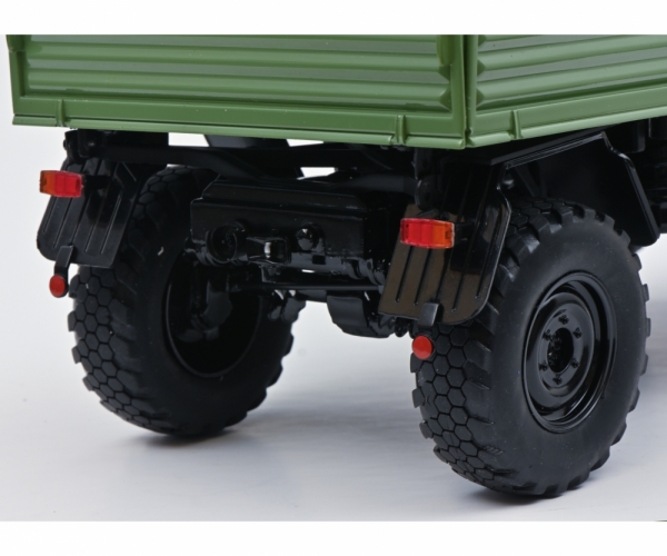 Schuco 450044500 - 1:18 Unimog 406 Cabrio, grün