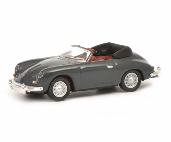 Schuco 452644200 - 1:87 Porsche 356 Cabrio, grau