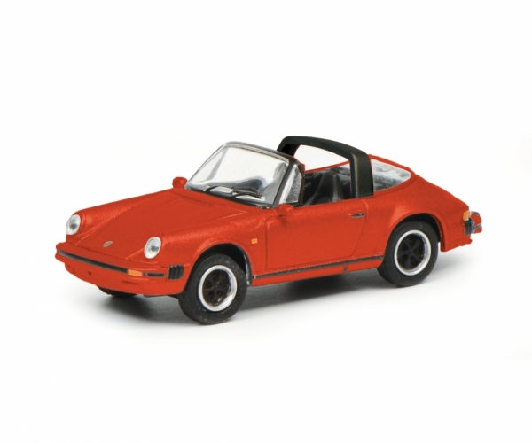 Schuco 452656400 - 1:87 Porsche 911 Carrera 3.2 Targa, rot