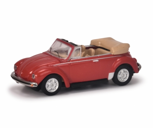 Schuco 452670500 - 1:87 VW Käfer Cabrio rot