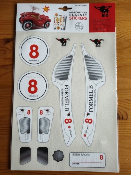 BIG 56465 - Bobby Car Classic Stickers FORMEL B