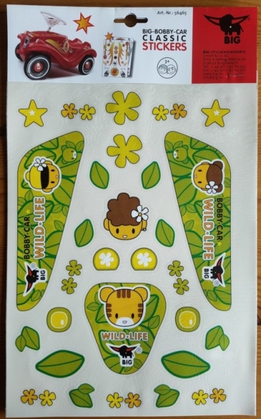 BIG 56465 - Bobby Car Classic Stickers Wild-Life