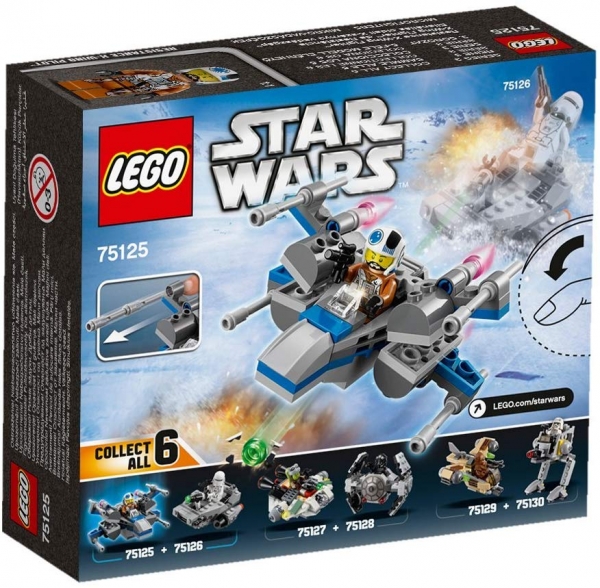 LEGO® 75125 - Star Wars™, Resistance X-Wing Fighter™ Microfighters