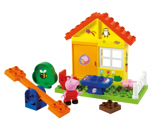 BIG 800057073 - PlayBIG Bloxx Peppa Pig Garden House Gartenhaus