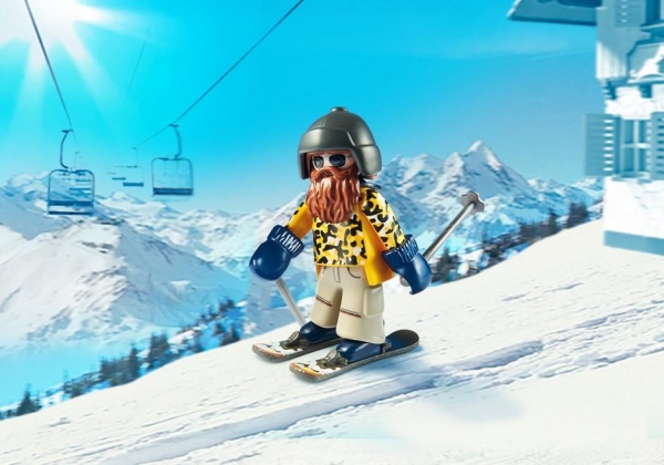 Playmobil 9284 – Skifahrer mit Snowblades