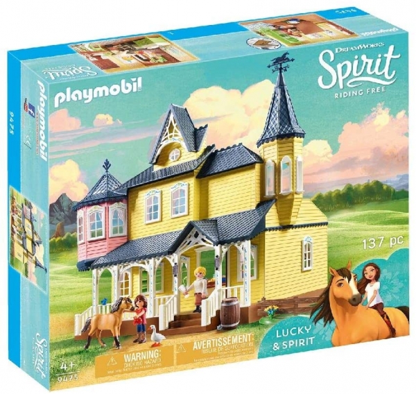 Playmobil 9475 - 9481 - Spirit, Luckys glückliches Zuhause, Komplett-Set 7-teilig