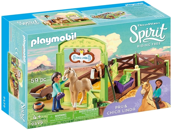 Playmobil 9475 - 9481 - Spirit, Luckys glückliches Zuhause, Komplett-Set 7-teilig
